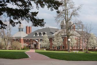 exterior photo of Dauch College of Business and Economics